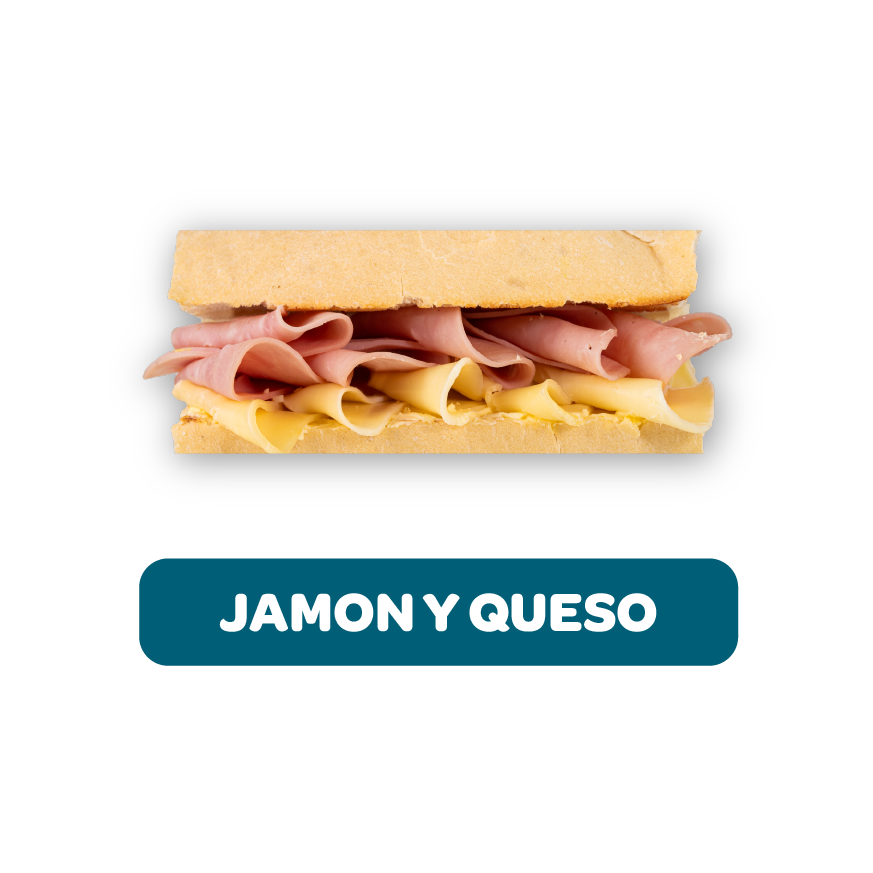 SANDUCHE-JAMON Y QUESO