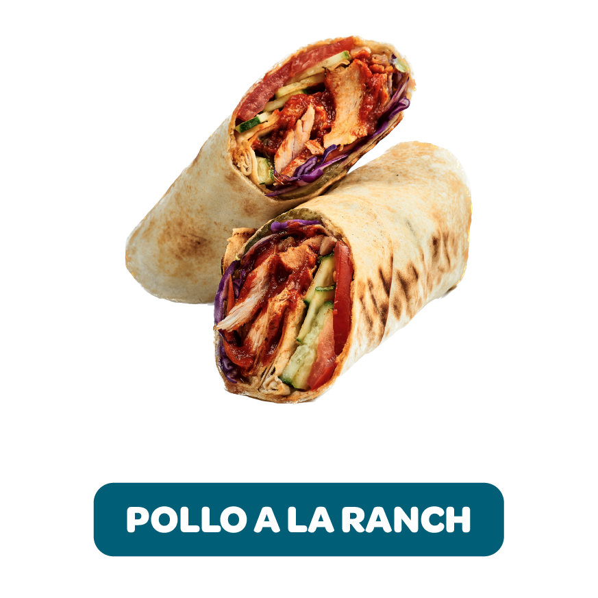 WRAPS-POLLO A LA RANCH